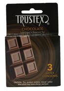 Chocolate Trustex Condom 3`s