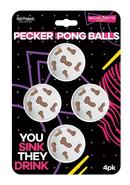Pecker Beer Pong Balls 4pk